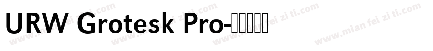 URW Grotesk Pro字体转换